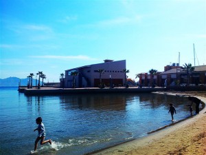 Blick auf Meer in Puerto de Mazarron